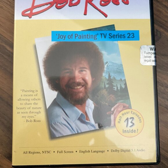 Bob Ross Joy of Painting 13 half hour Programs on 3 Discs NEVER PLAYED - Picture 2 of 5